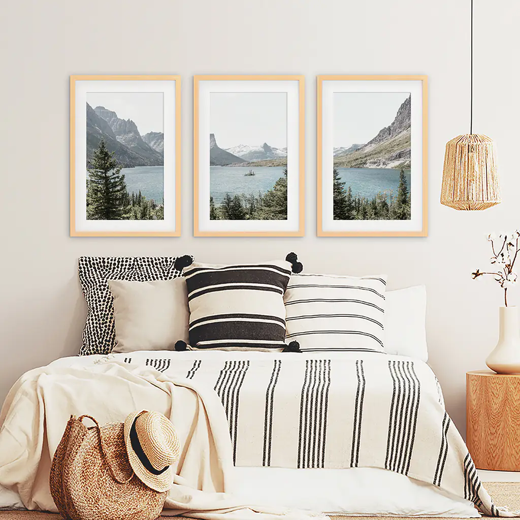 Montana Glacier National Park. Mountain Lake. Travel Wall Art - Image 7