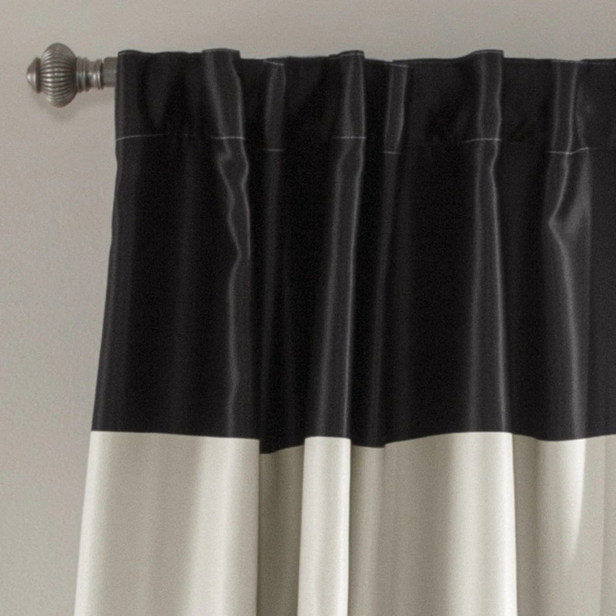 Montego Stripe Light Filtering Window Curtain Set - Image 2