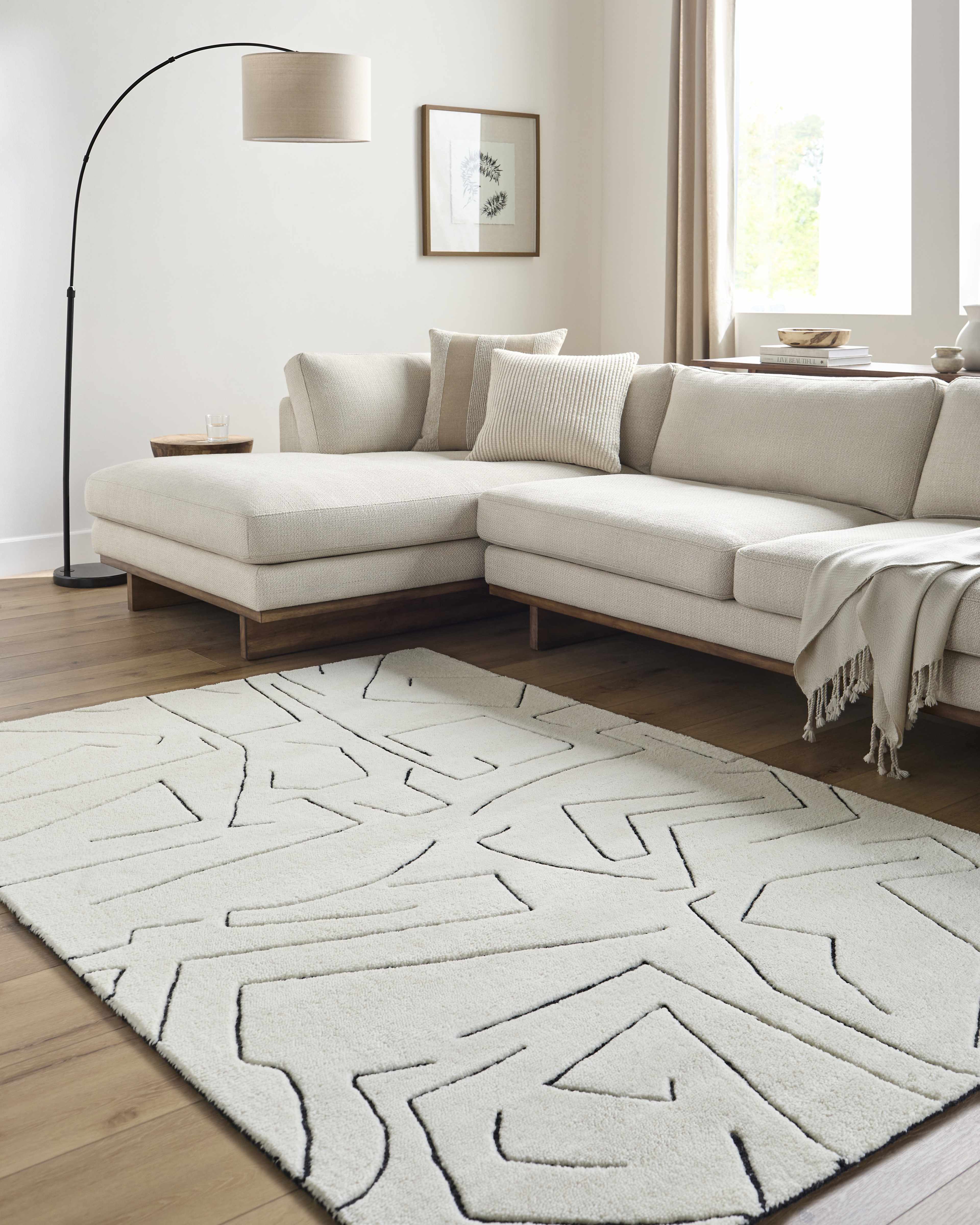 Mony Rose Cream Area Rug - Clearance - Image 2
