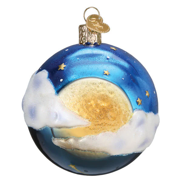 Moonglow Round Christmas Ornament 3.5 Inch - Image 3