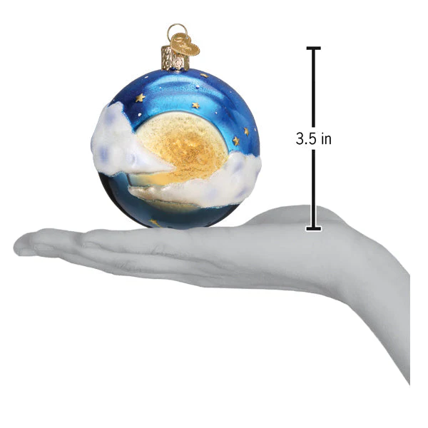 Moonglow Round Christmas Ornament 3.5 Inch - Image 6