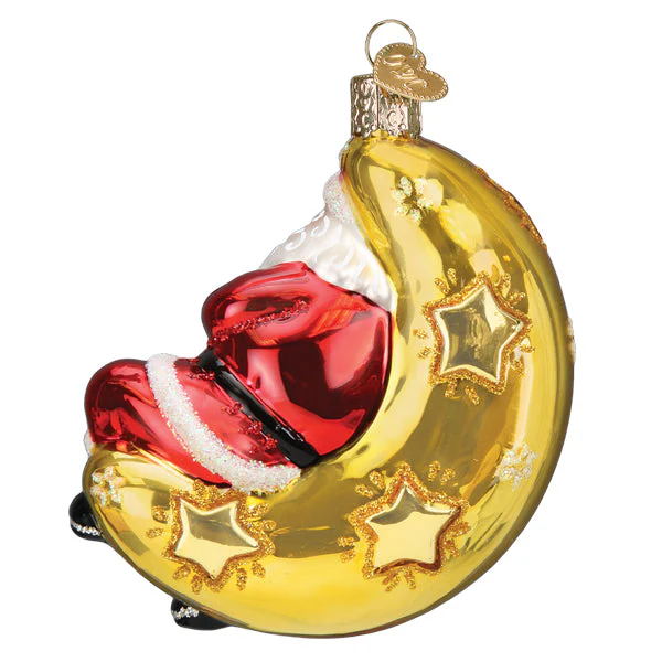 Moonlight Santa Ornament - Image 4