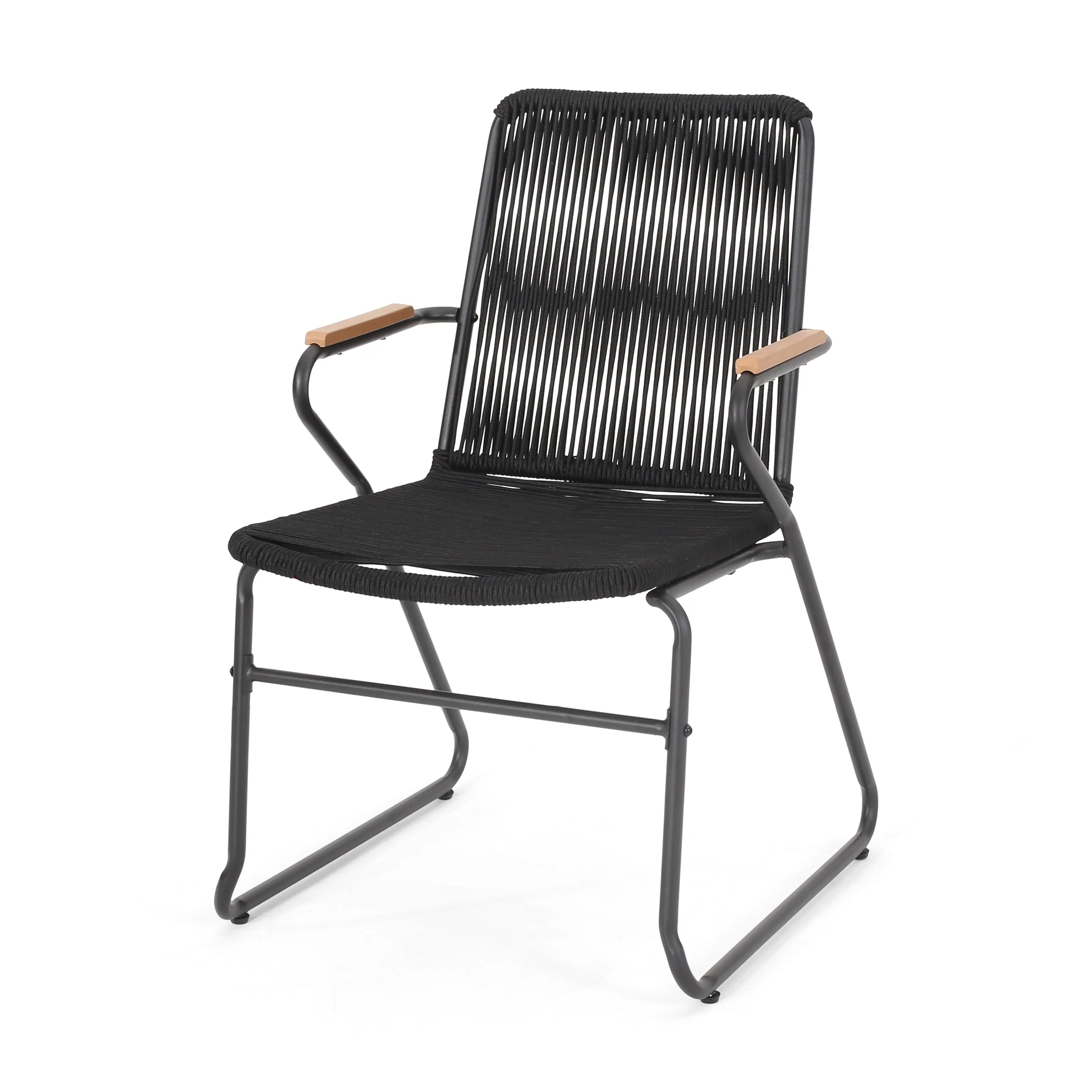 Moonstone Outdoor Club Chair Set with Rope Weave Design - Image 7