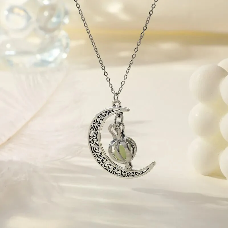 Moonstone Pendant Necklace Stainless Steel Moonstone Jewelry Women Gift - Image 4