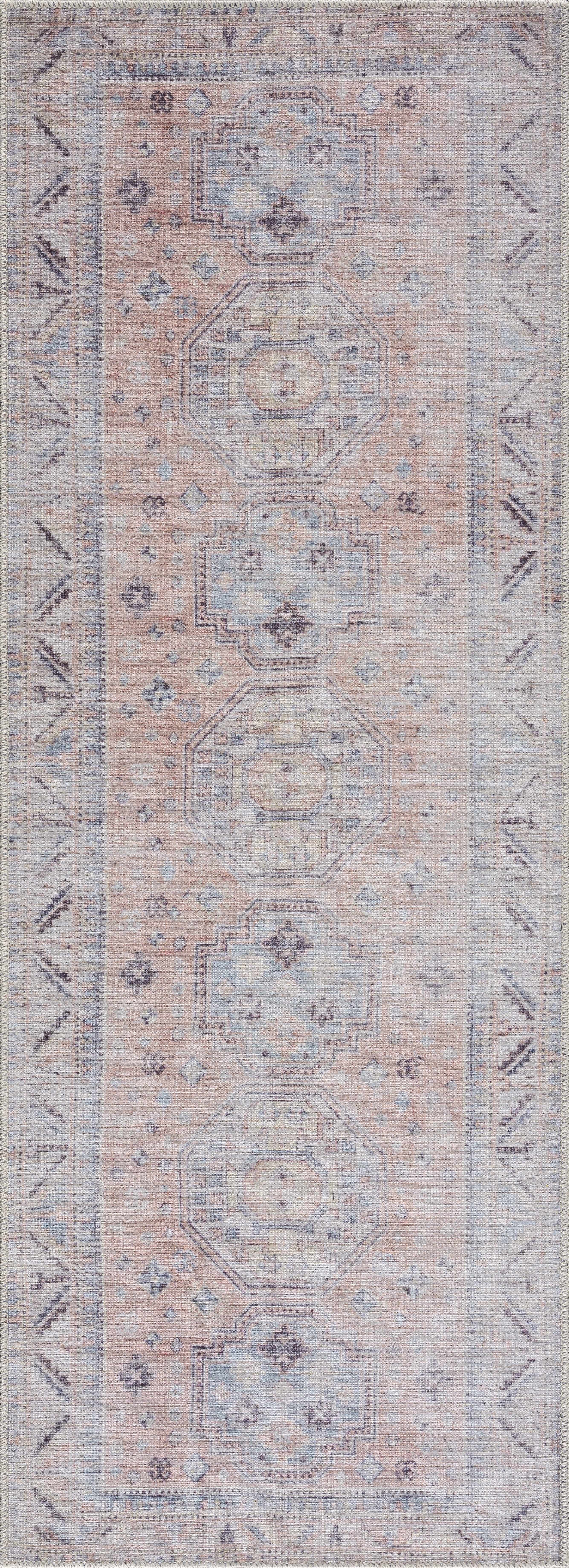 Morcott Peach Washable Area Rug - Image 11