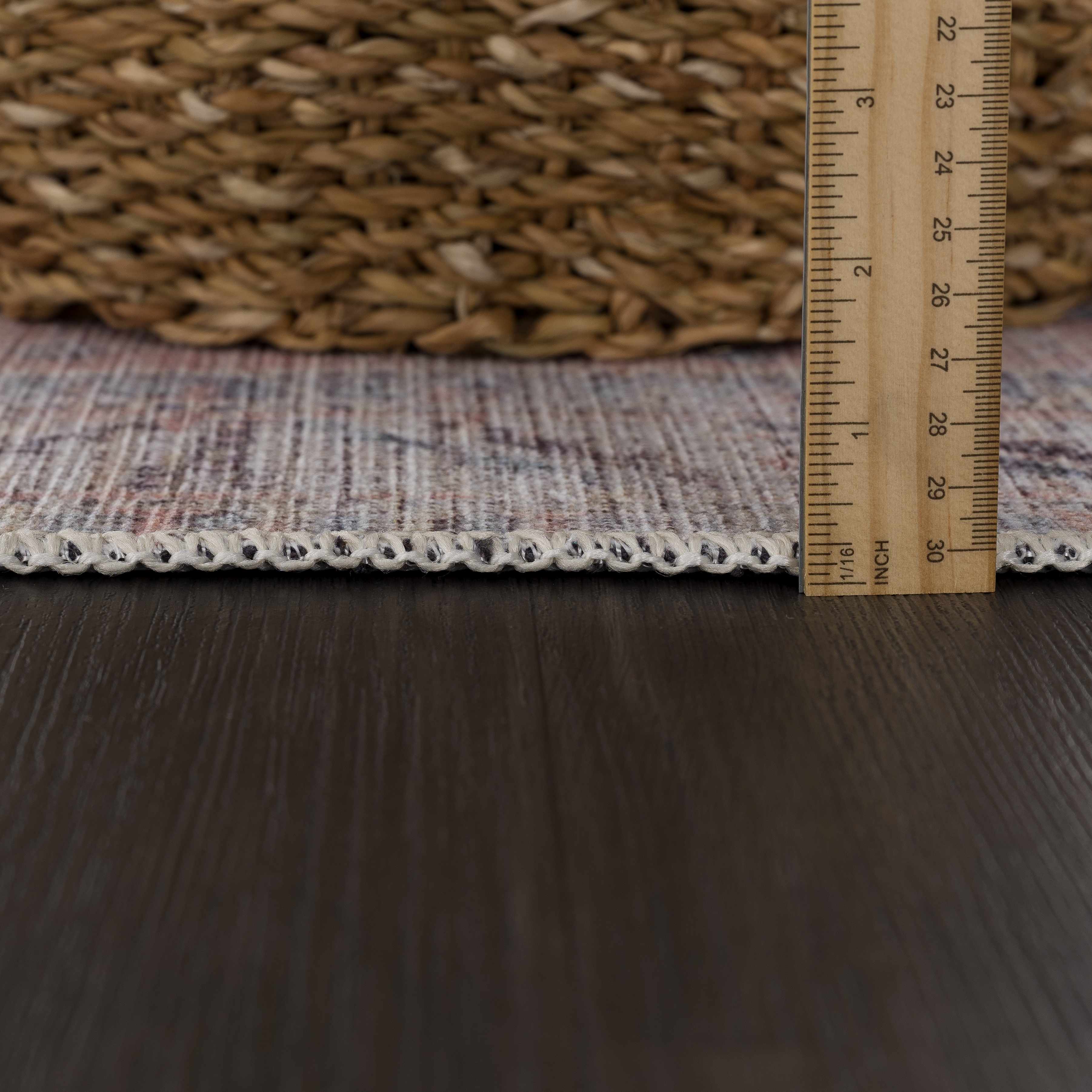 Morcott Peach Washable Area Rug - Image 13