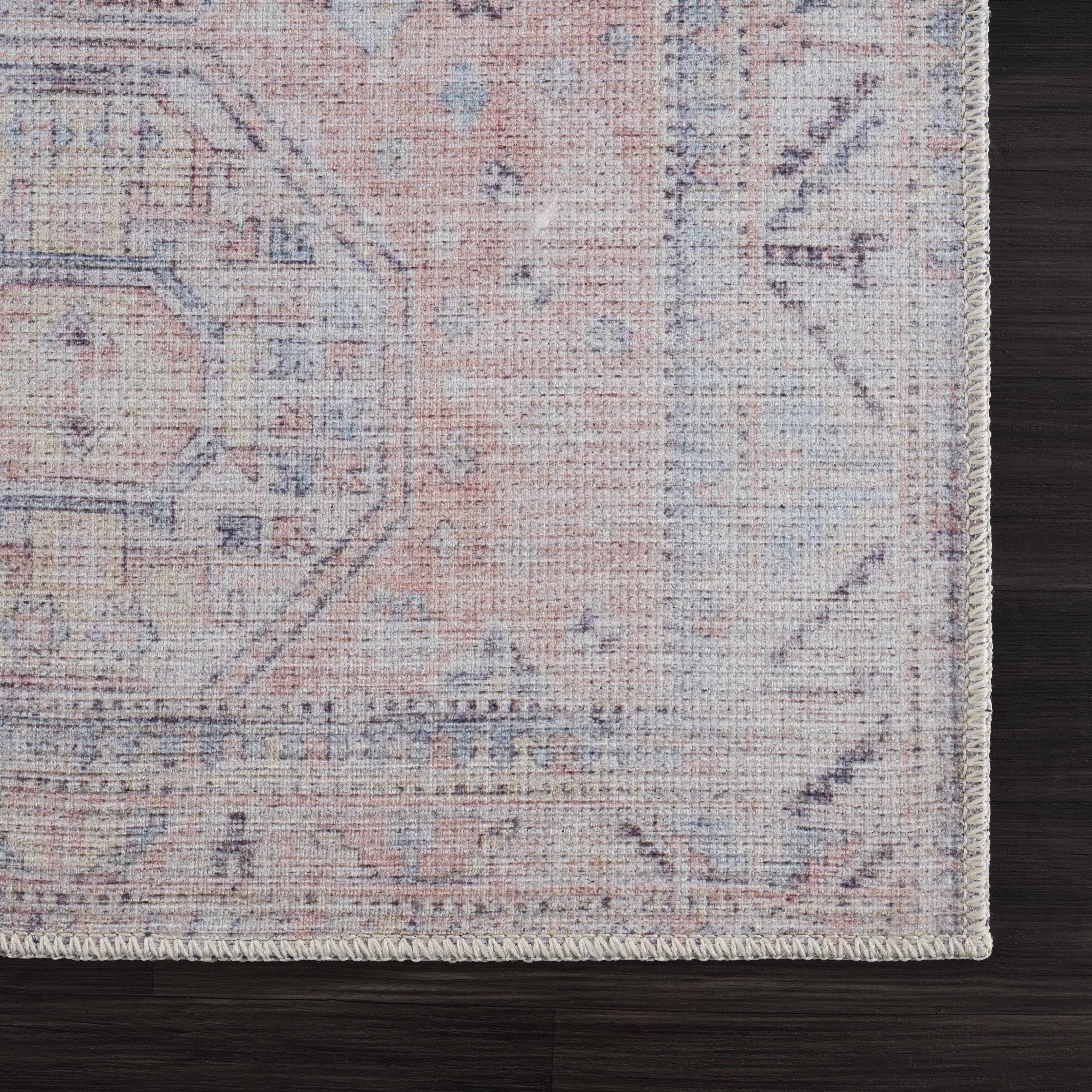 Morcott Peach Washable Area Rug - Image 16