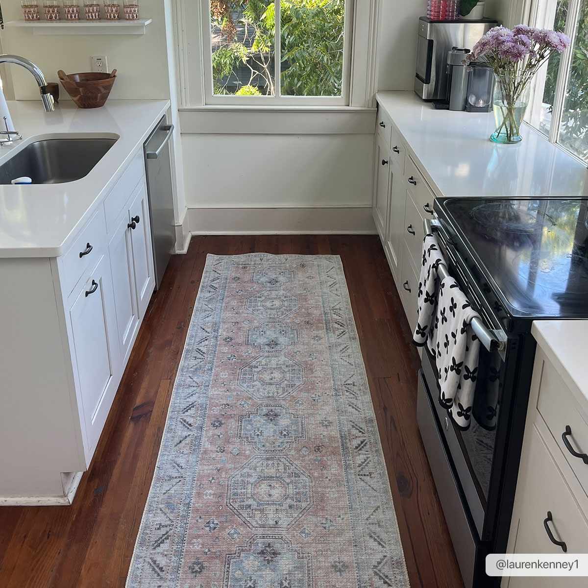 Morcott Peach Washable Area Rug - Image 4