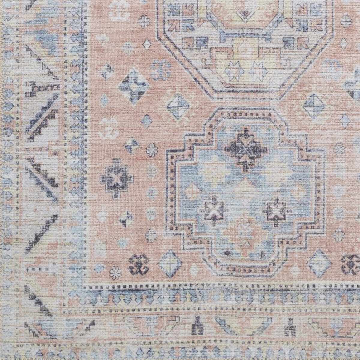 Morcott Peach Washable Area Rug - Image 9