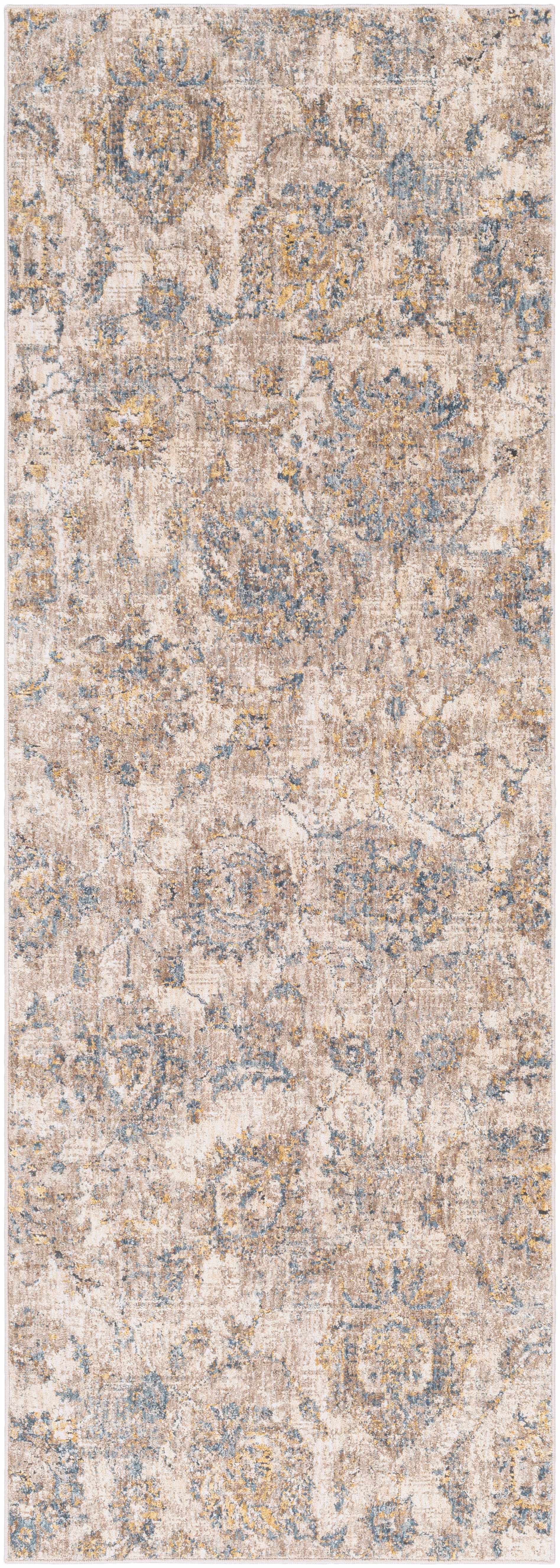 Morinville Teal Floral Rug - Image 13
