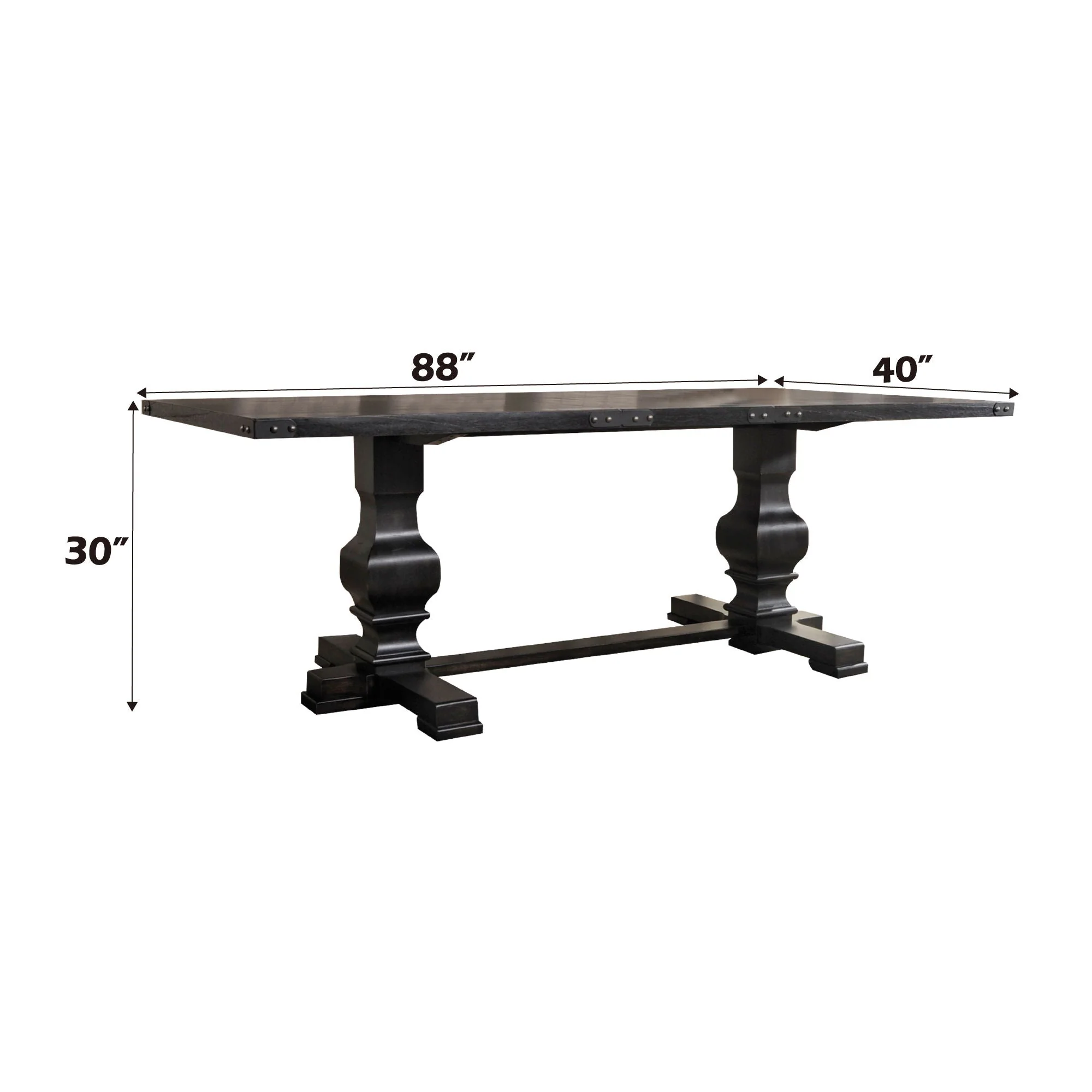 Morland - Dining Table - Black - Image 3