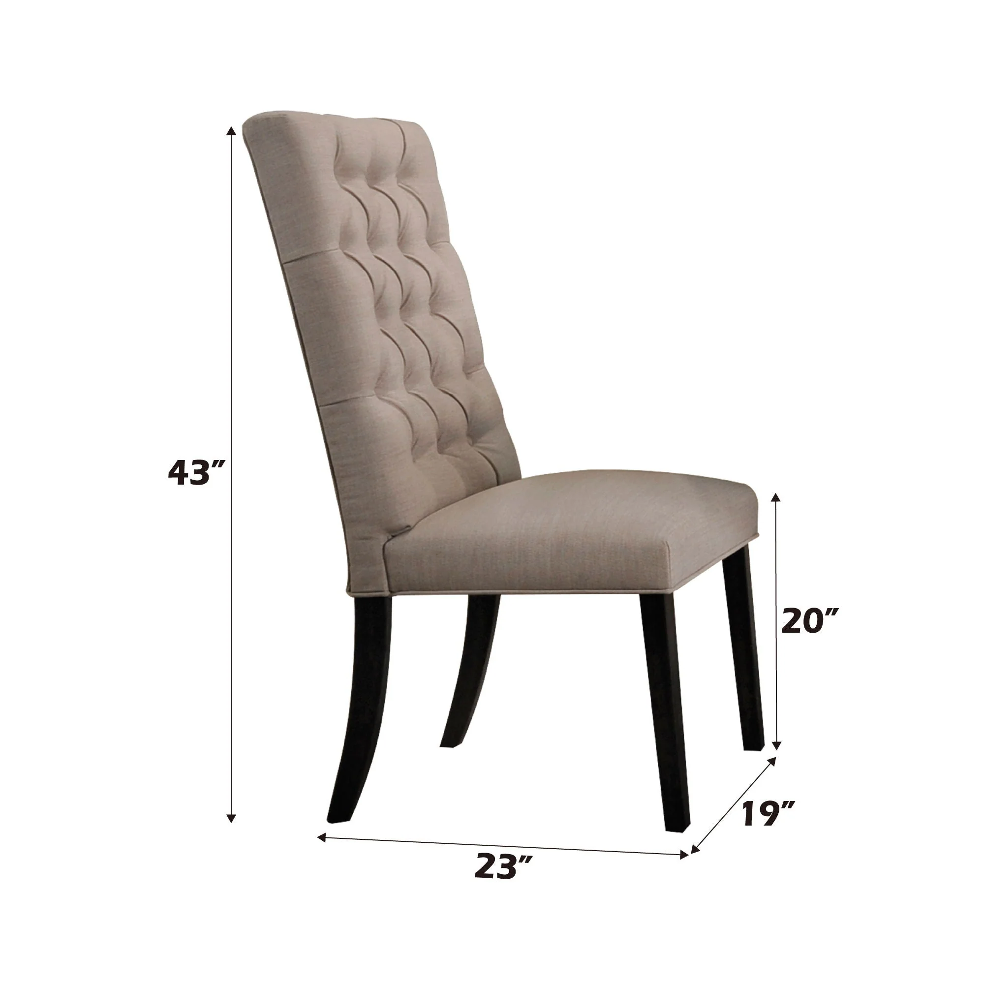 Morland - Vintage Side Chair (Set of 2) - Black / Tan - Image 3
