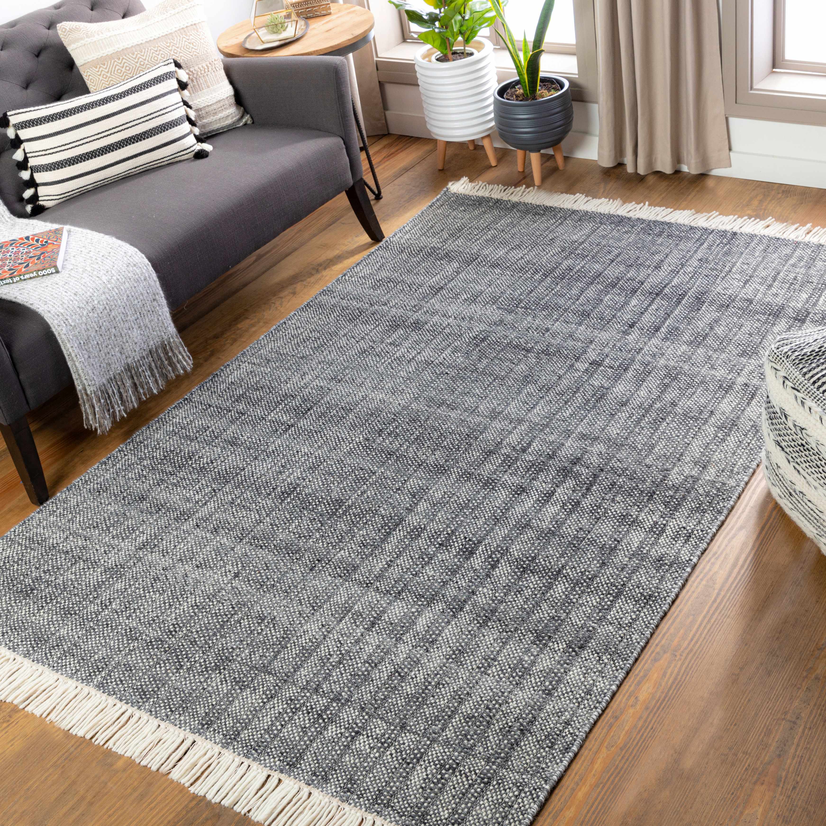 Morrisburg Wool Tassel Carpet - Clearance - Image 2