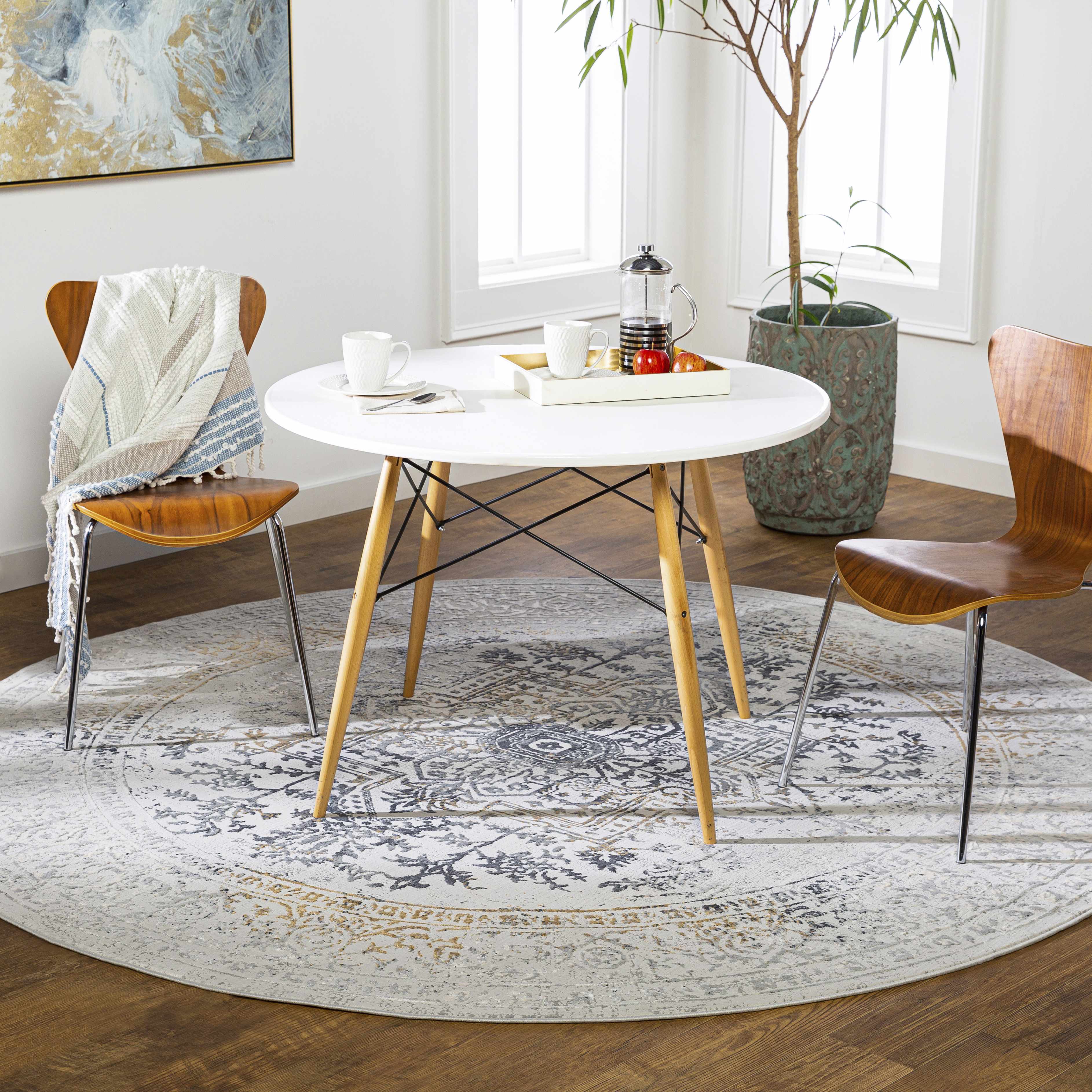 Morriston Faux Silk  Rug - Image 3