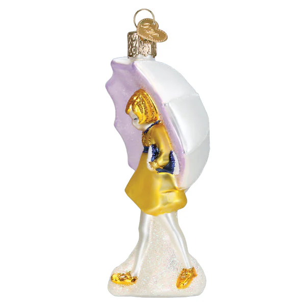 Morton Umbrella Girl Ornament - Image 5