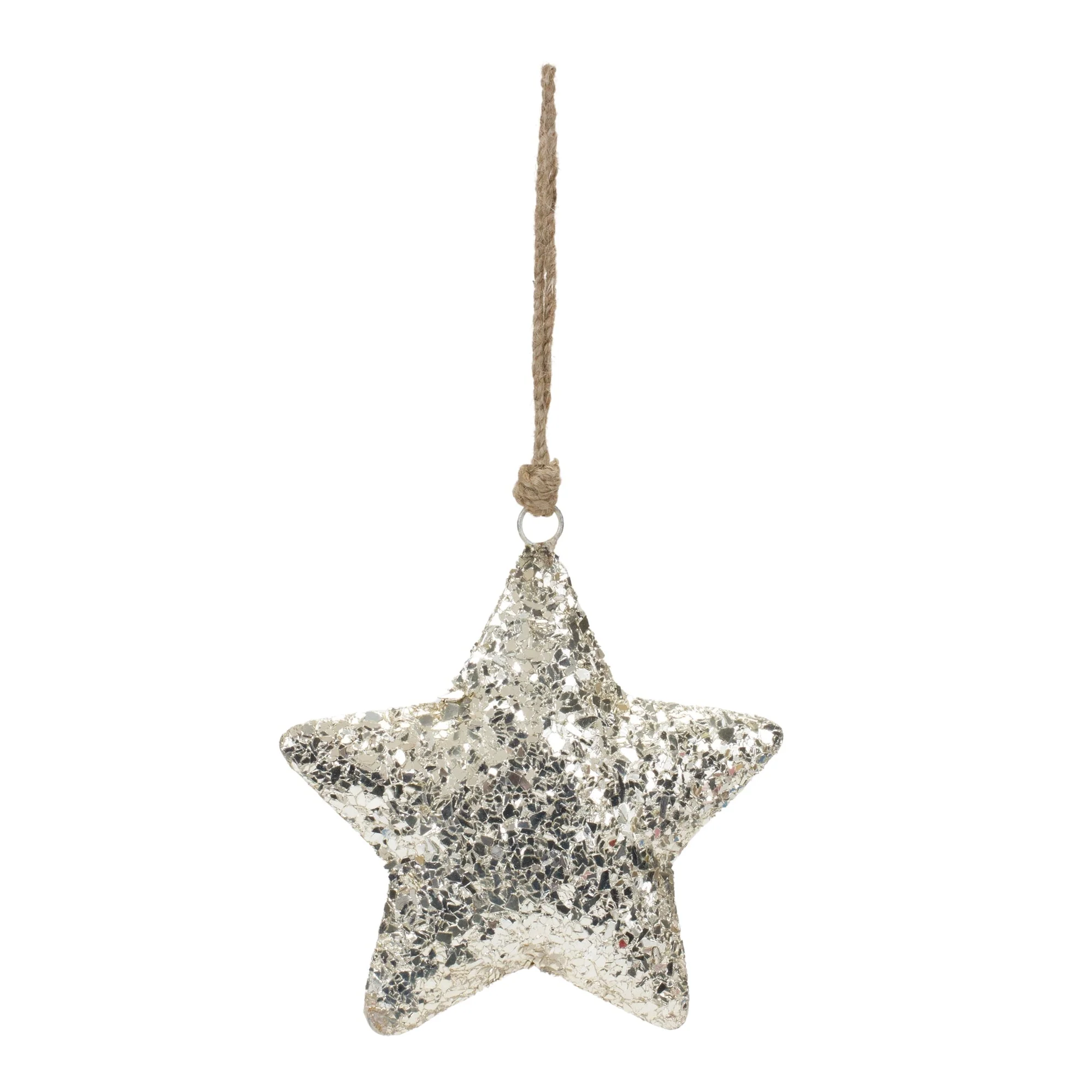 Mosaic Metal Star Ornament (Set of 4) - Image 2