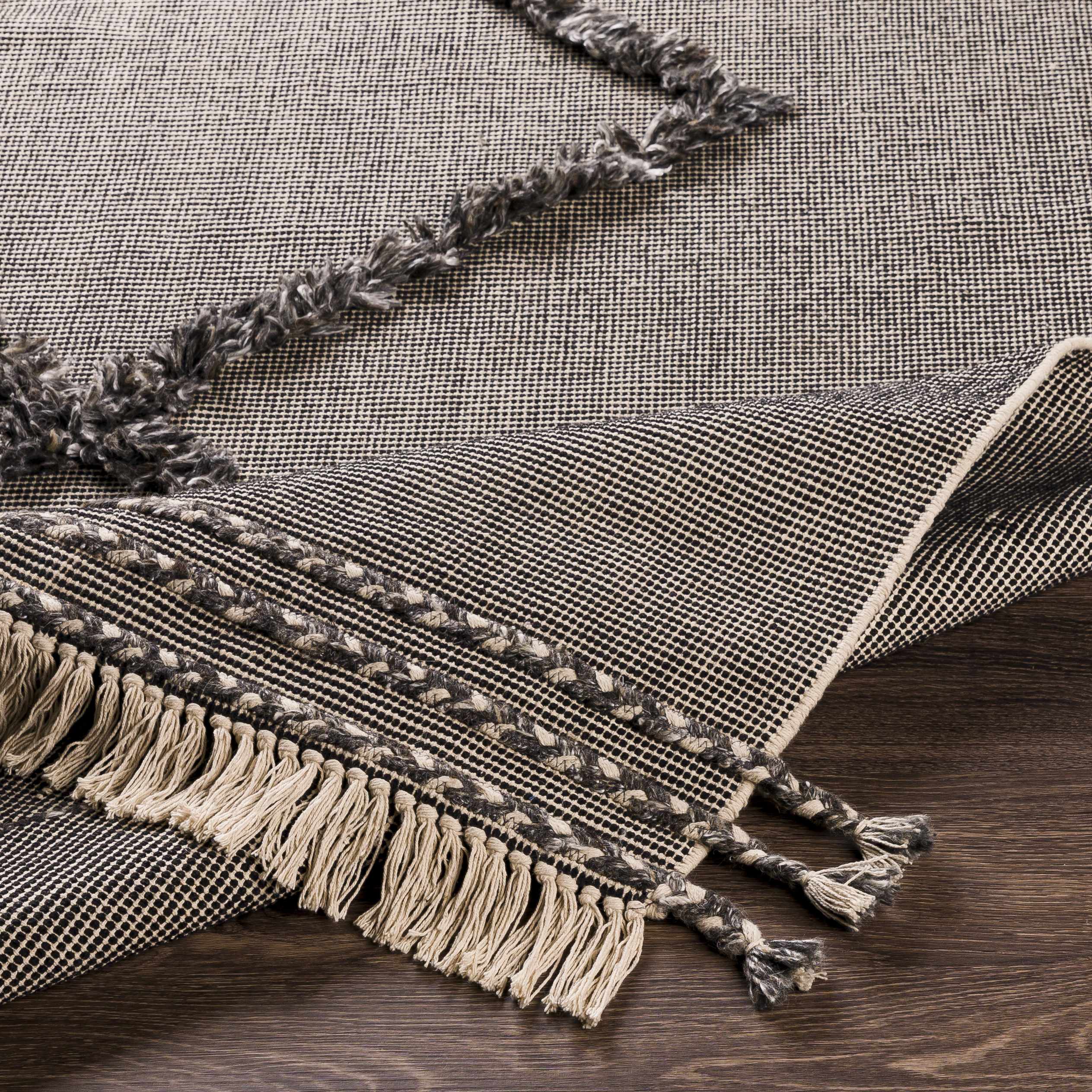 Mossman Brown Diamond High-Low Rug - Clearance - Image 5