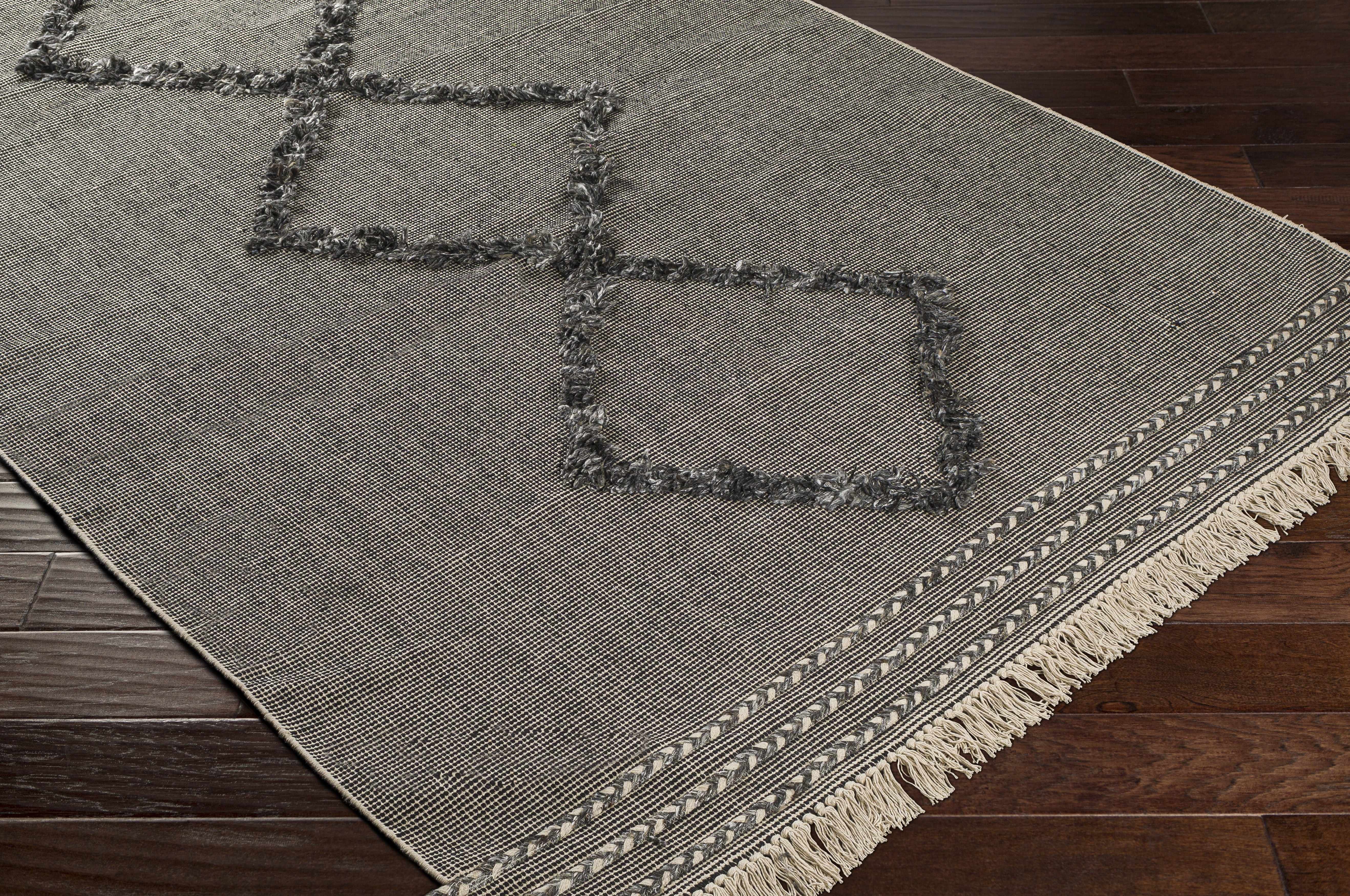 Mossman Brown Diamond High-Low Rug - Clearance - Image 6