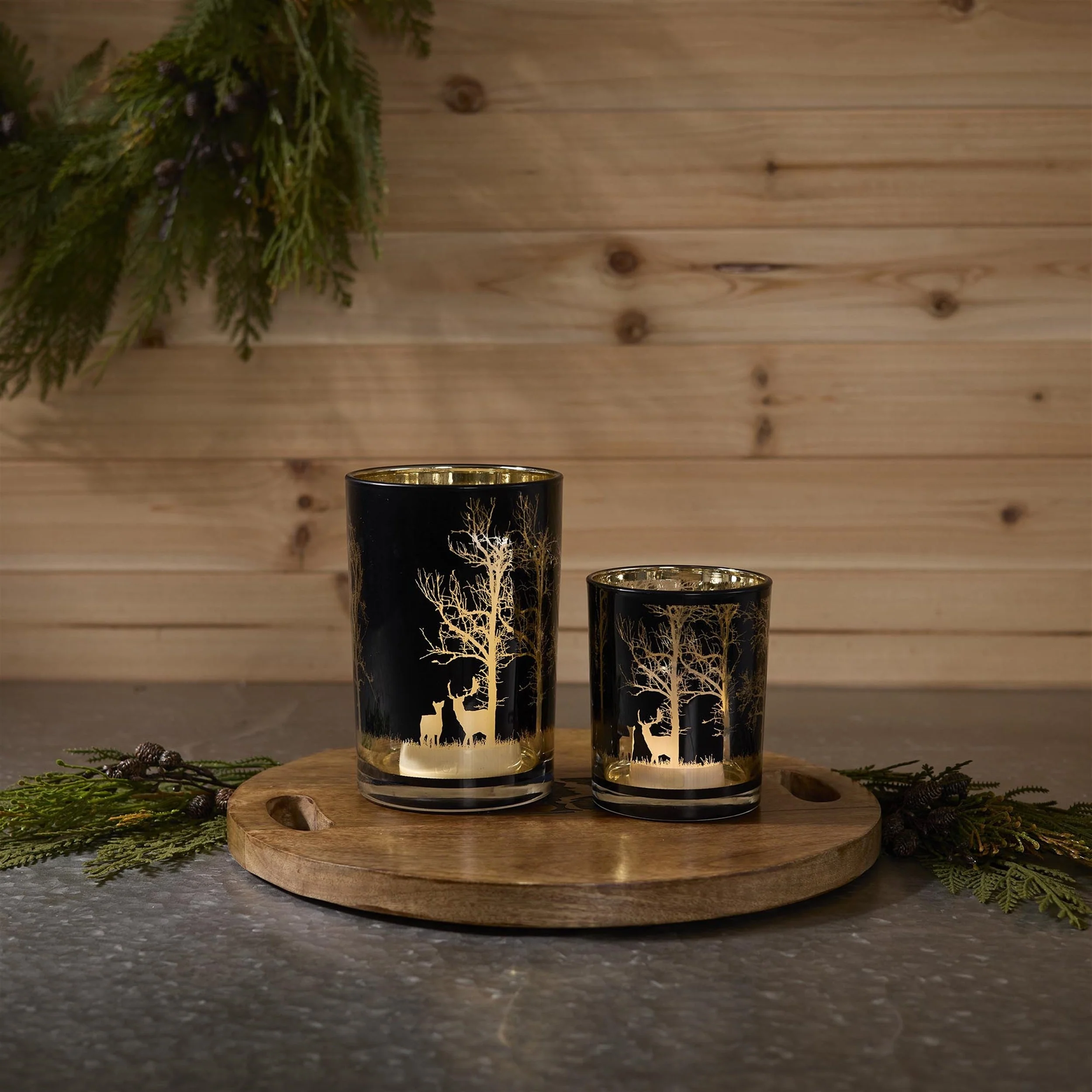 Mossy Oak Deer Candle Holder (Set of 2) - Image 2
