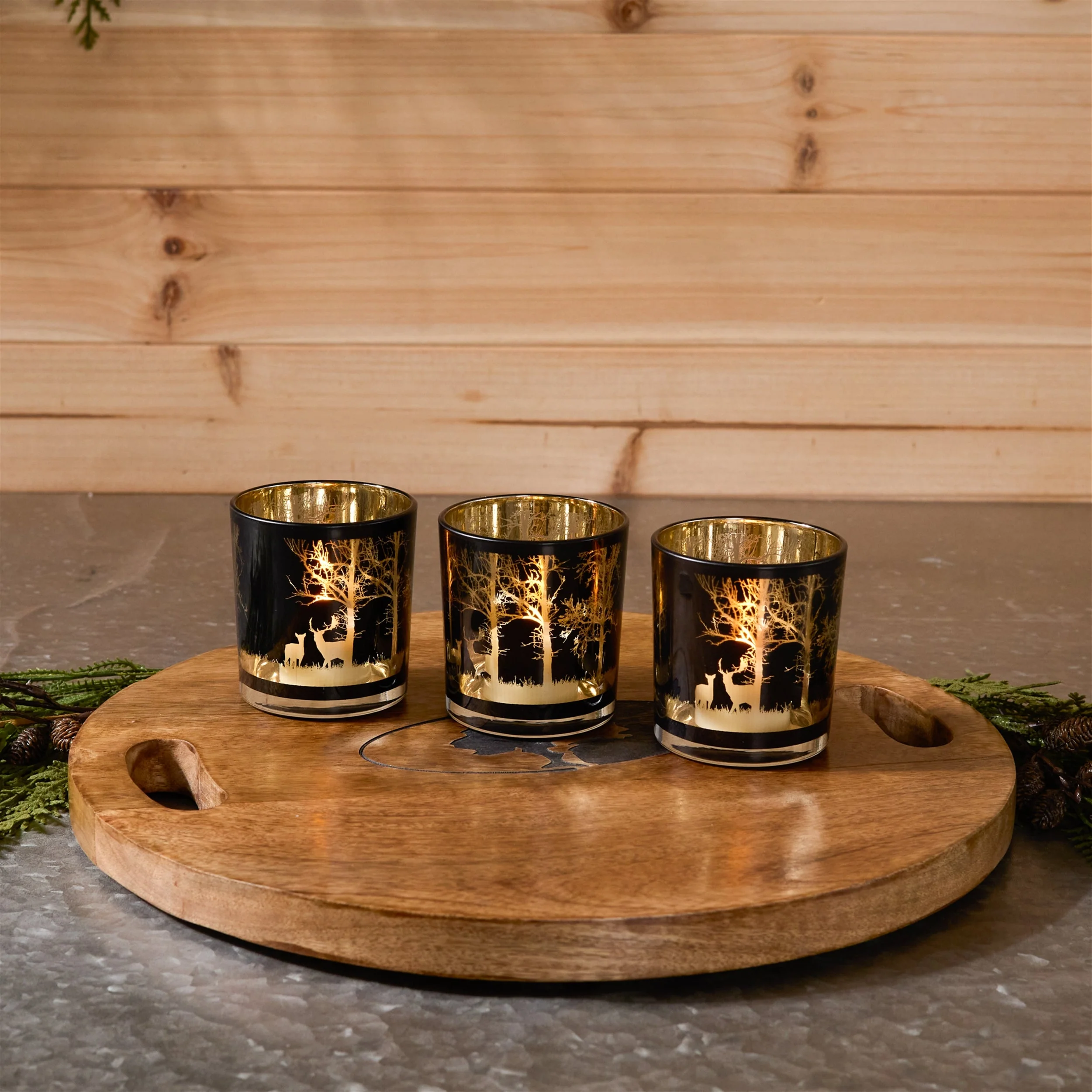 Mossy Oak Deer Votive (Set of 3) - Image 2