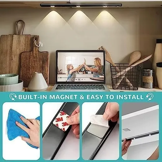 Motion Sensor Light Wireless USB LED Night Light for Under Cabinet Lighting - Image 9
