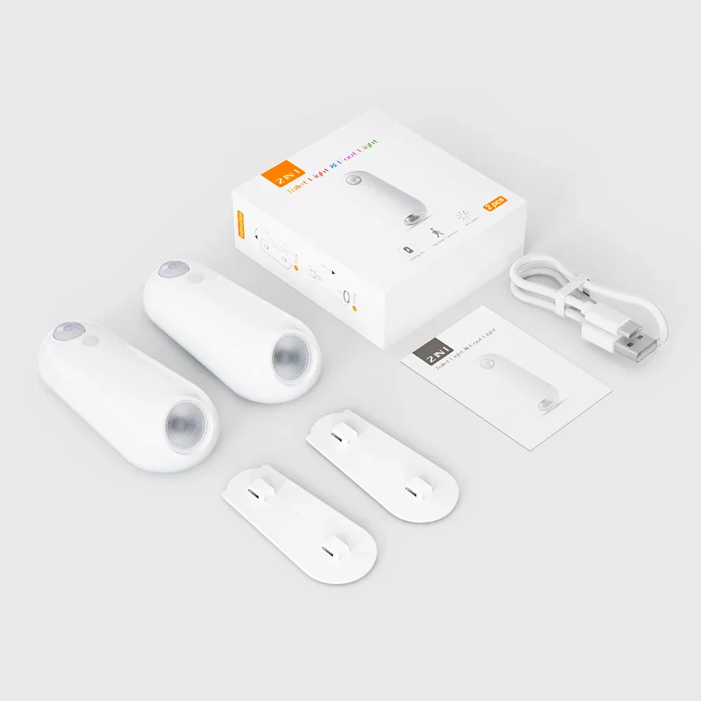 Motion Sensor Toilet Night Light RGB LED Bowl Light Rechargeable Bathroom Decor Lamp - Image 8