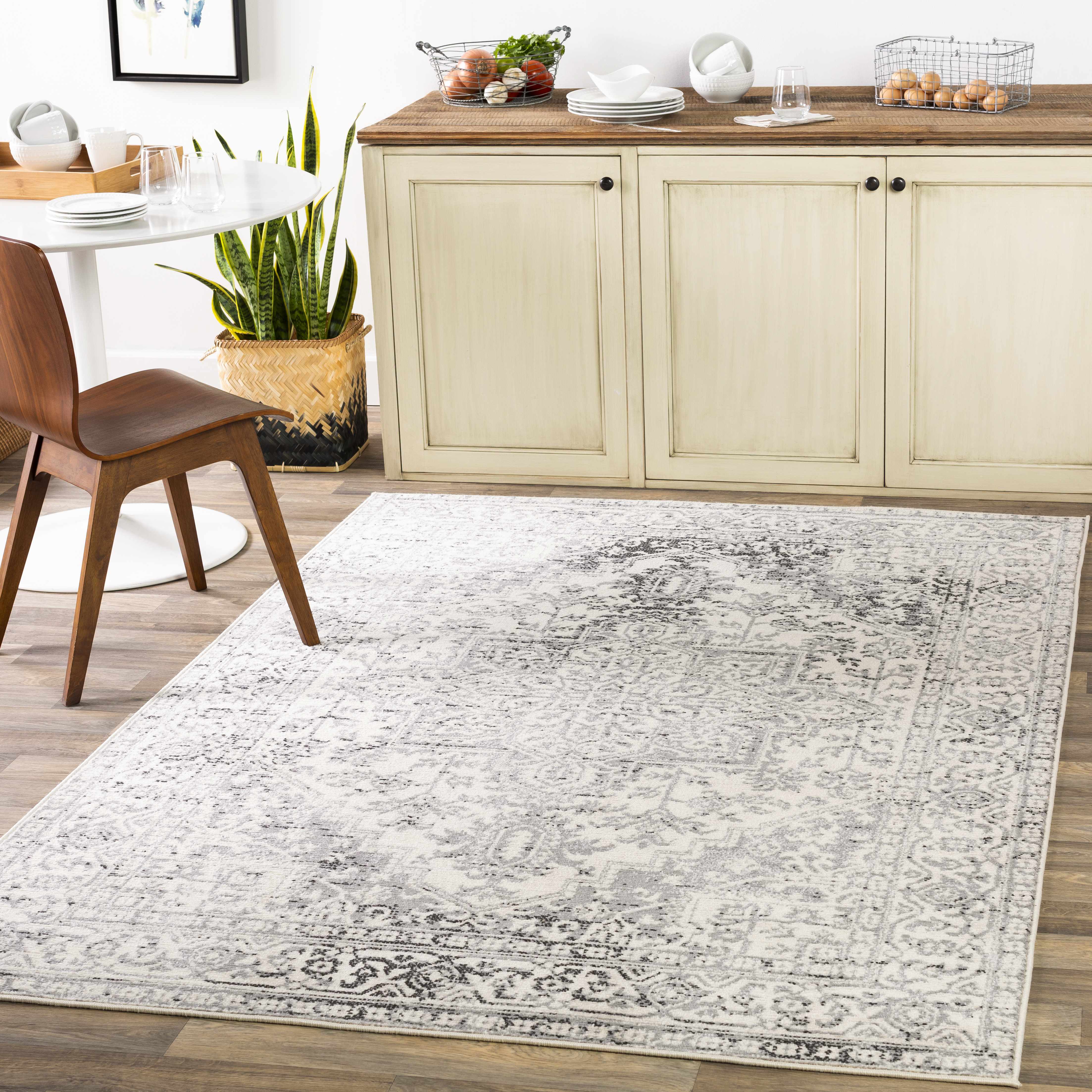 Motley Ultra Distressed Beige Area Carpet - Clearance - Image 3