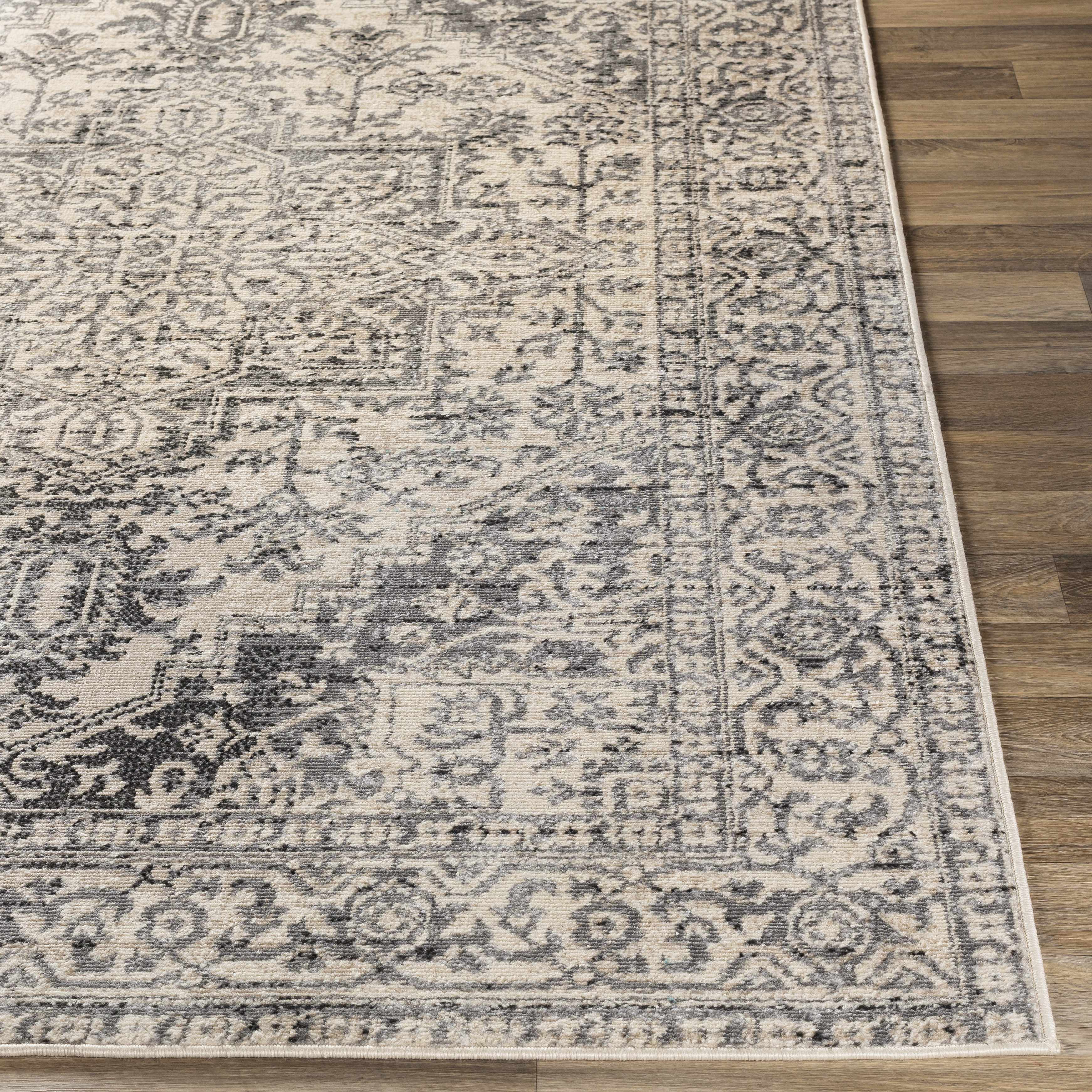 Motley Ultra Distressed Beige Area Carpet - Clearance - Image 4