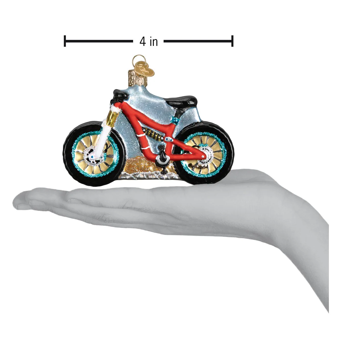 Mountain Bike Ornament 2.75 x 4 x 1 by Old World Christmas - Image 6
