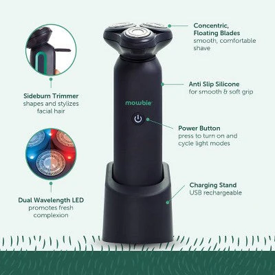 Mowbie Men's Light Treatment Rotary Shaver - New - Image 6