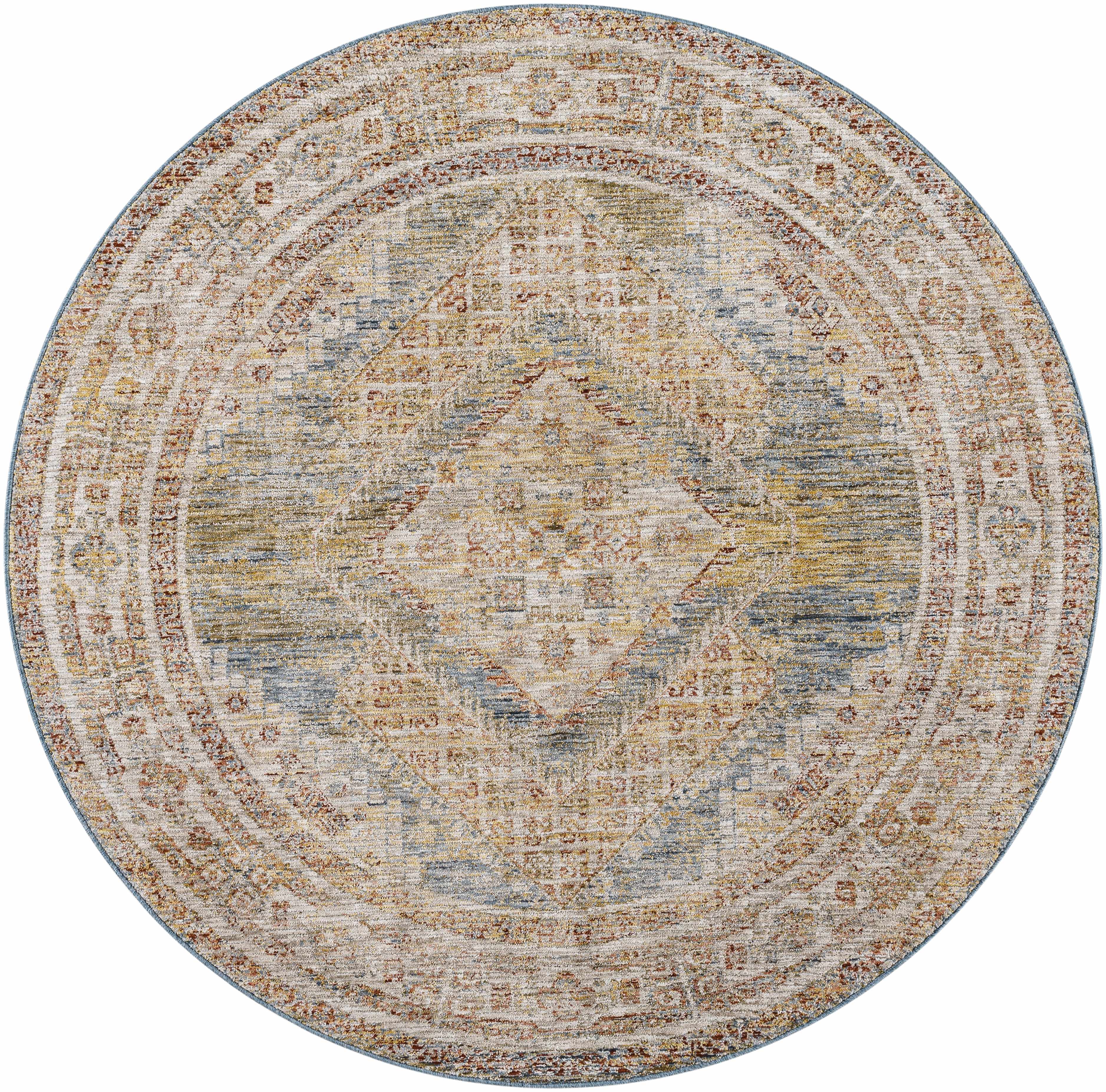 Moya Cream Rich Textured Traditional Rug - Image 10