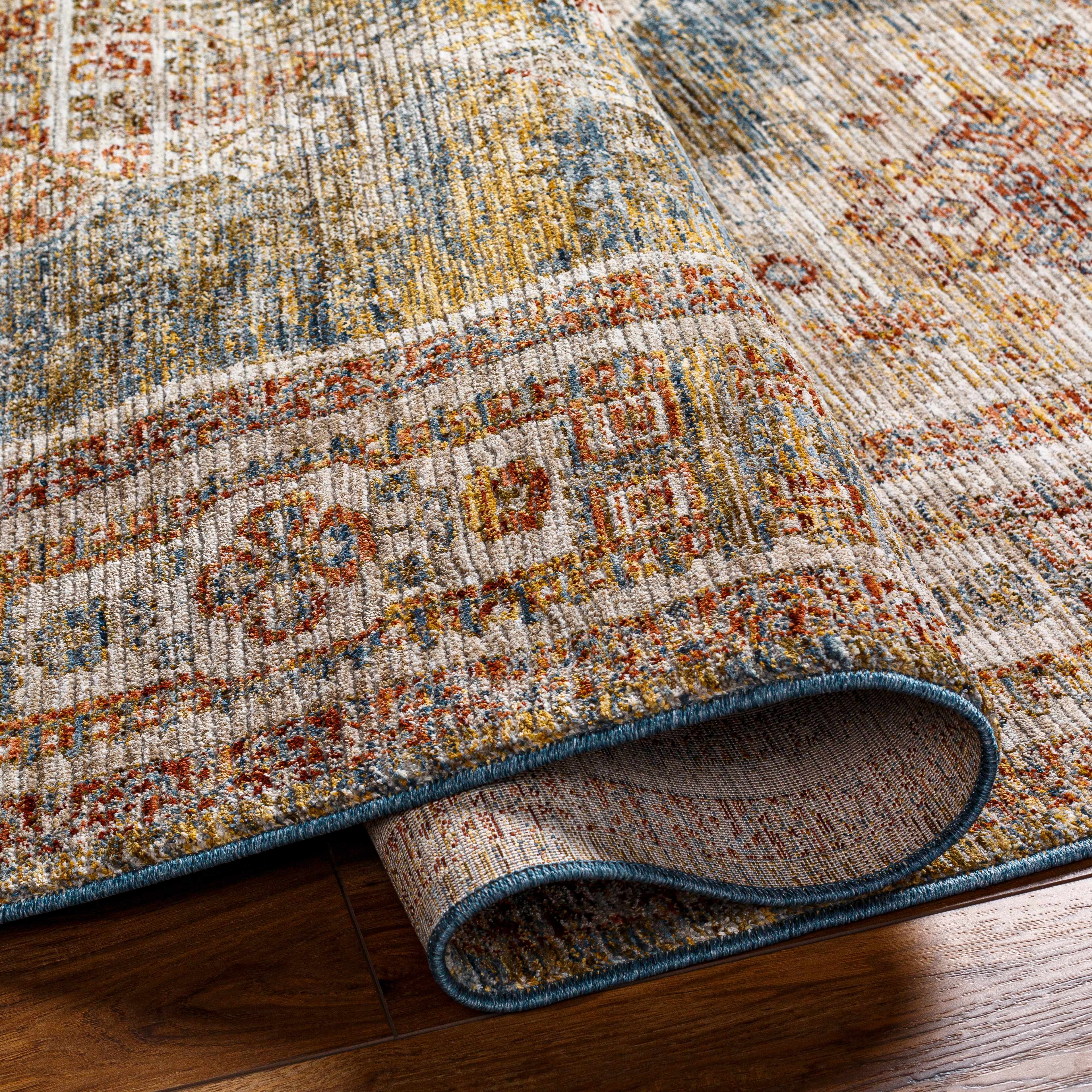 Moya Cream Rich Textured Traditional Rug - Image 5
