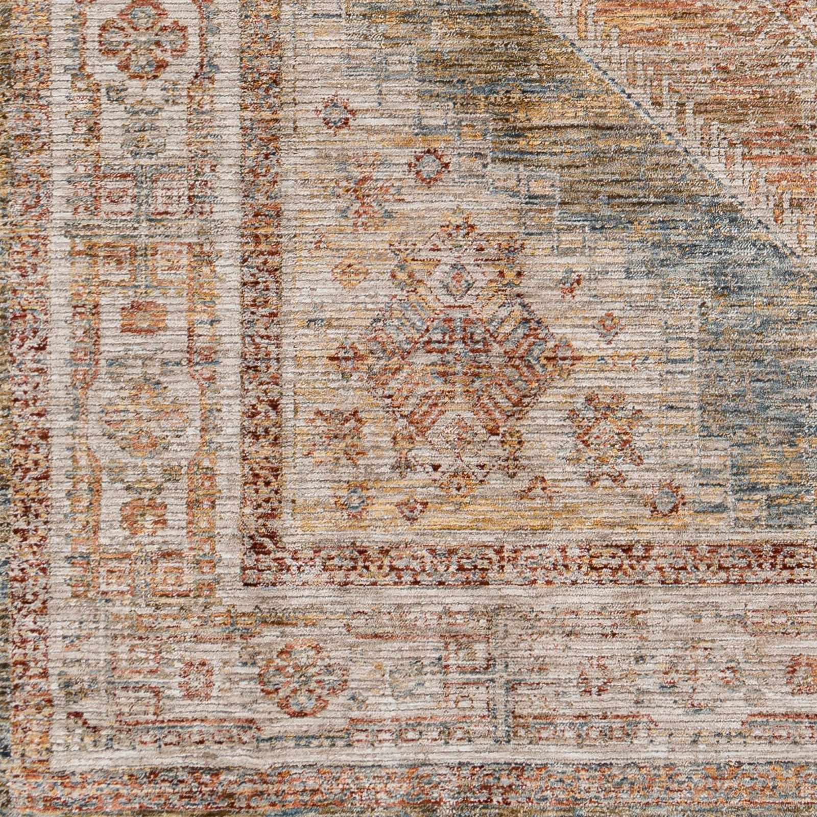 Moya Cream Rich Textured Traditional Rug - Image 7
