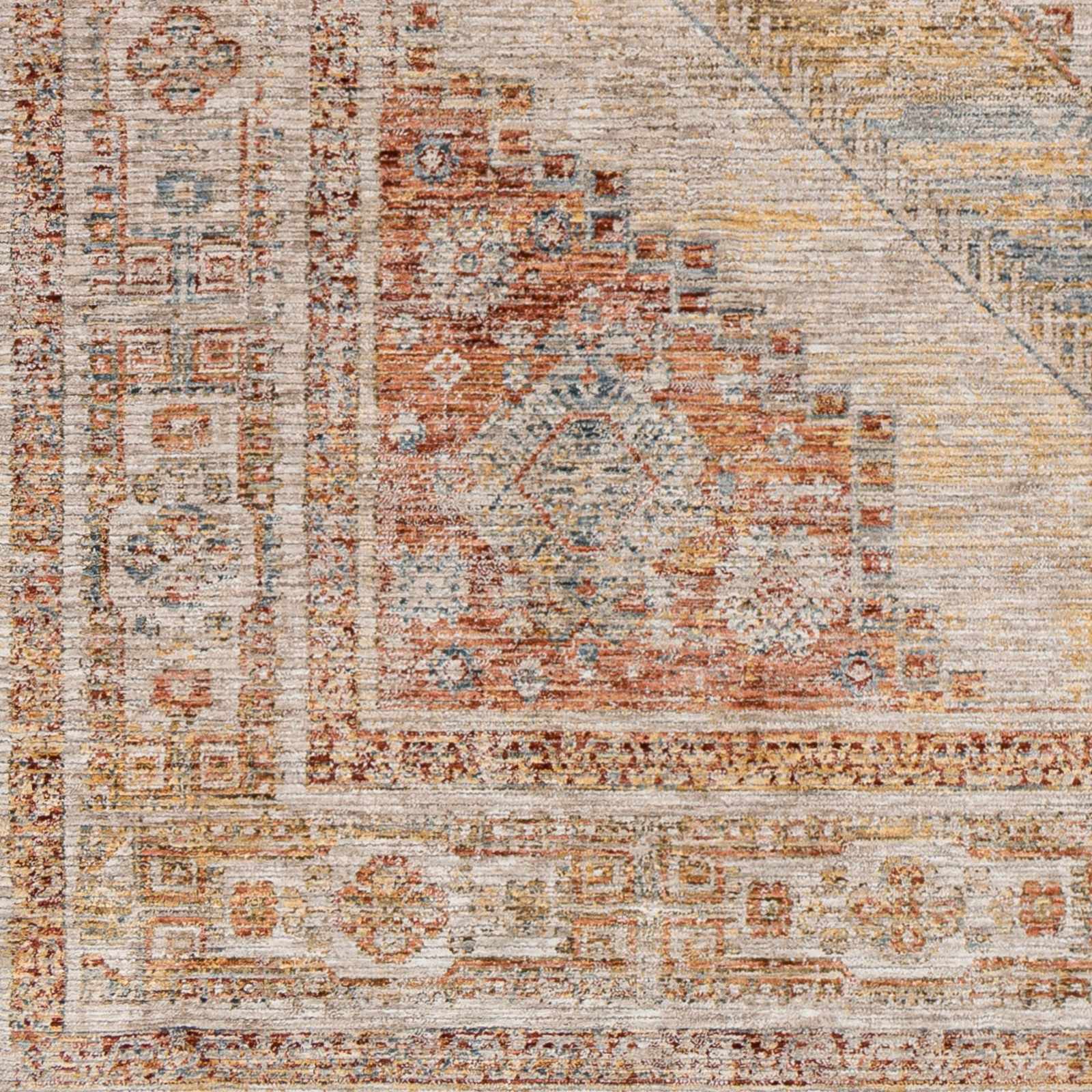 Moya Tan Rich Textured Traditional Rug - Image 7