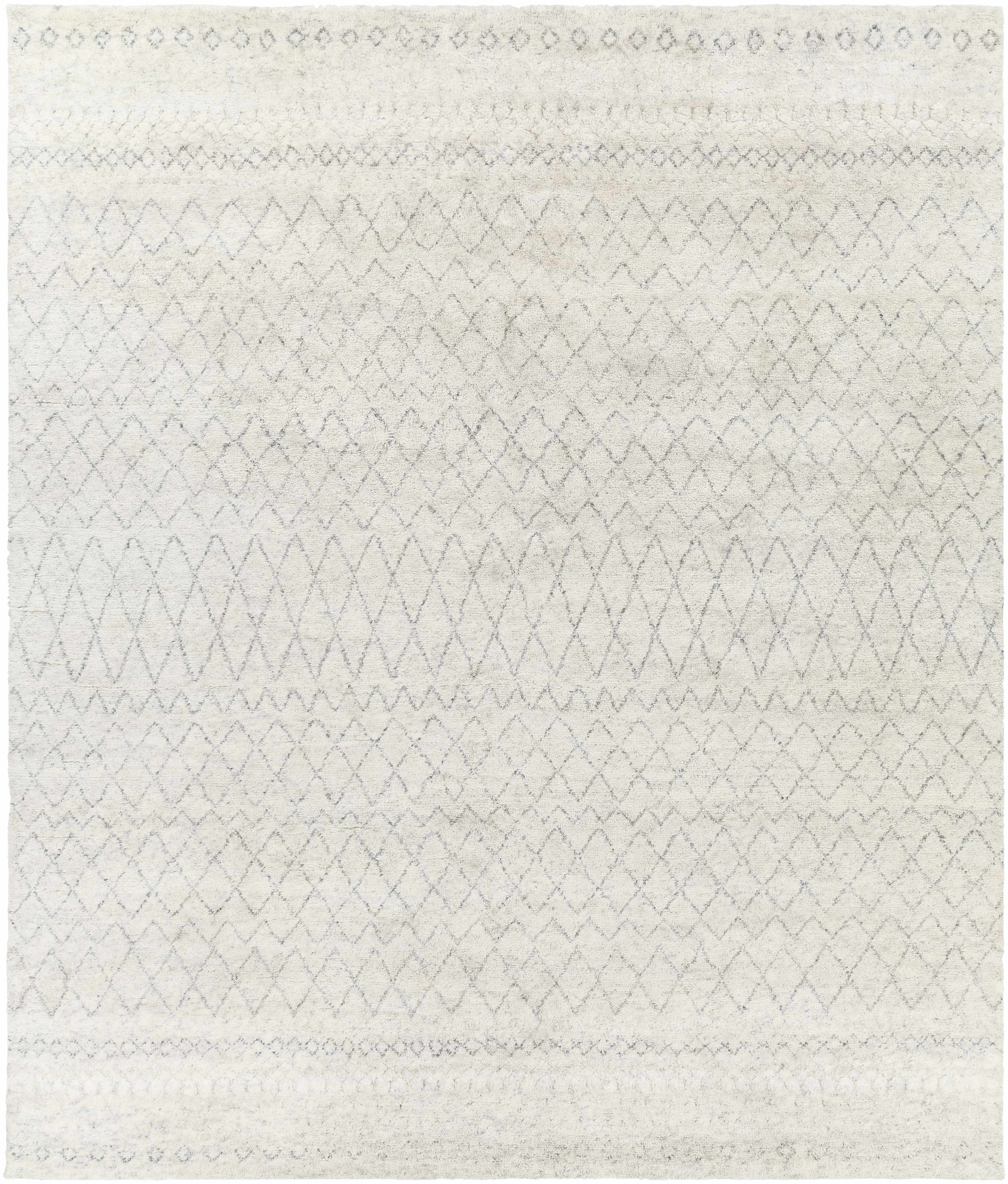 Mozon Handmade Faux Silk Area Rug - Clearance