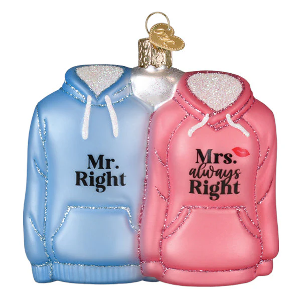 Mr. & Mrs. Hoodies Ornament - Image 2