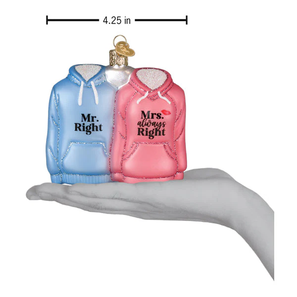 Mr. & Mrs. Hoodies Ornament - Image 5
