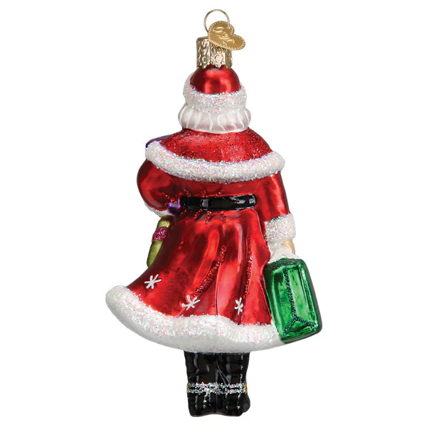 Mrs. Claus Goes Shopping Ornament - Image 4