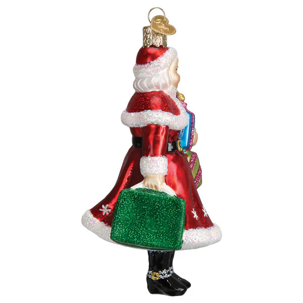 Mrs. Claus Goes Shopping Ornament - Image 5