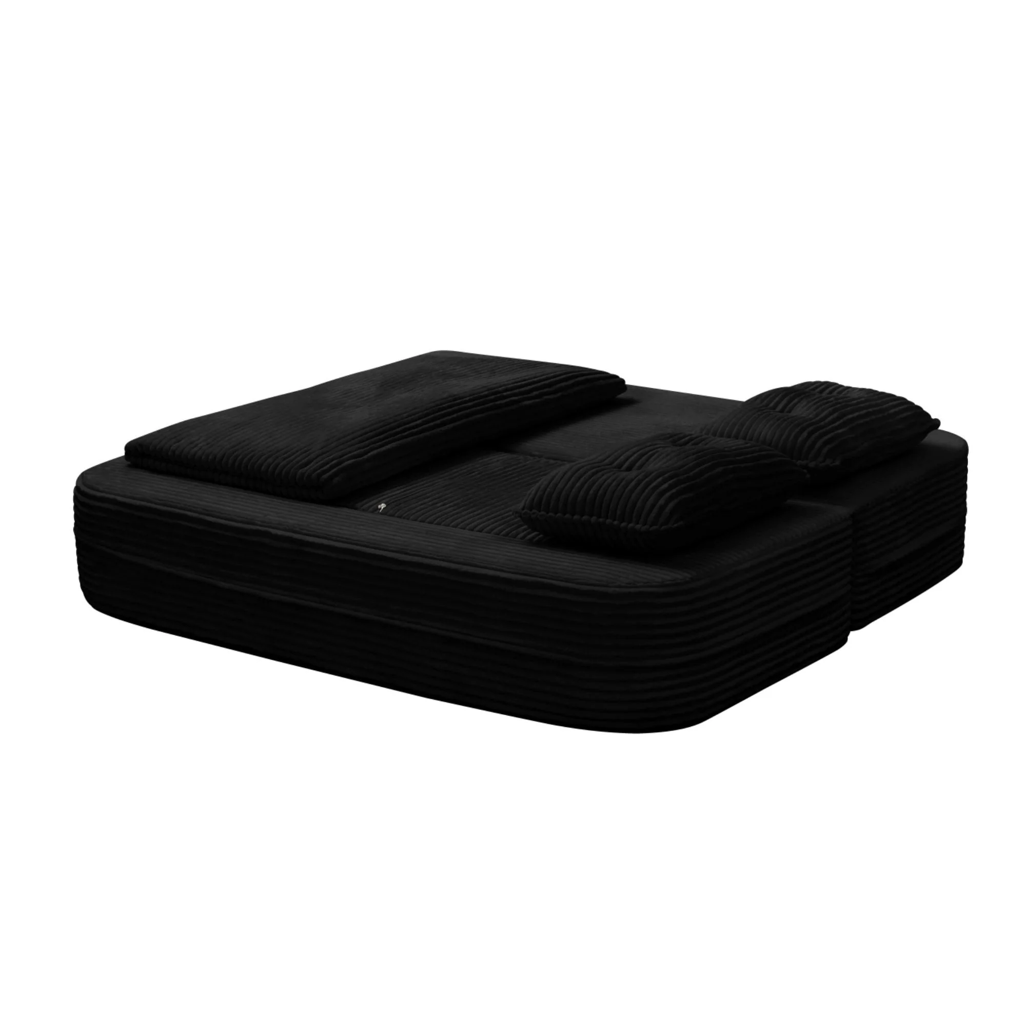 Multi Functional Sectional Sofa Bed With Independent Chaise Lounge And Functional Blanket - Image 2