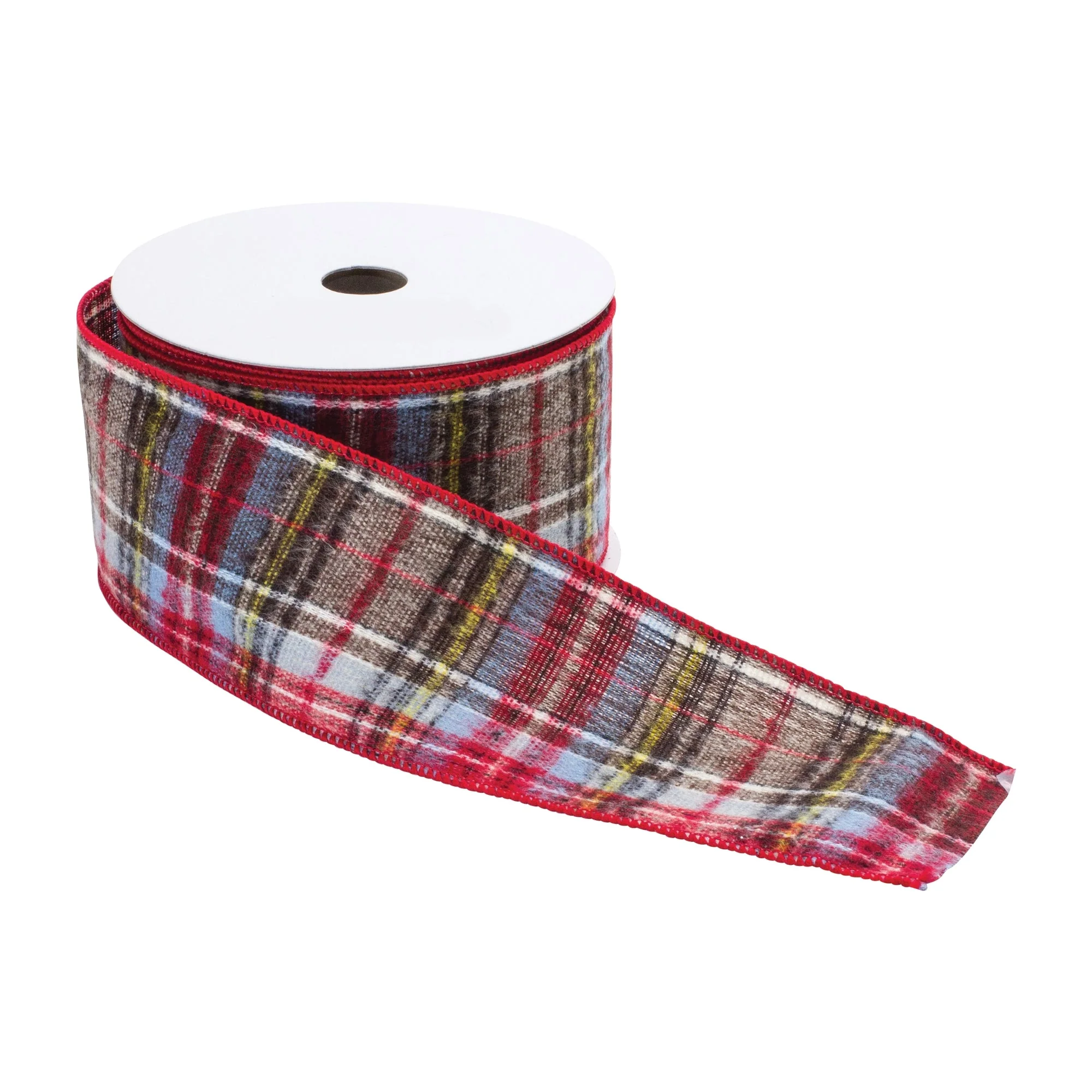 Plaid Holiday Ribbon (Set of 2) - Image 2