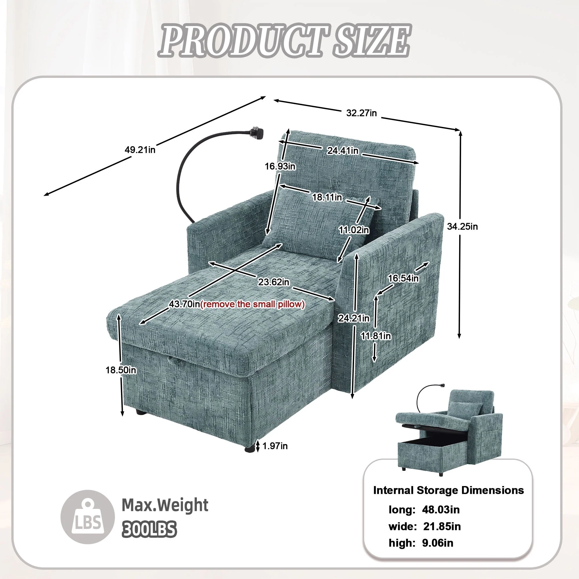 Multifunctional Recliner Sofa With Storage And Phone Bracket - Image 13