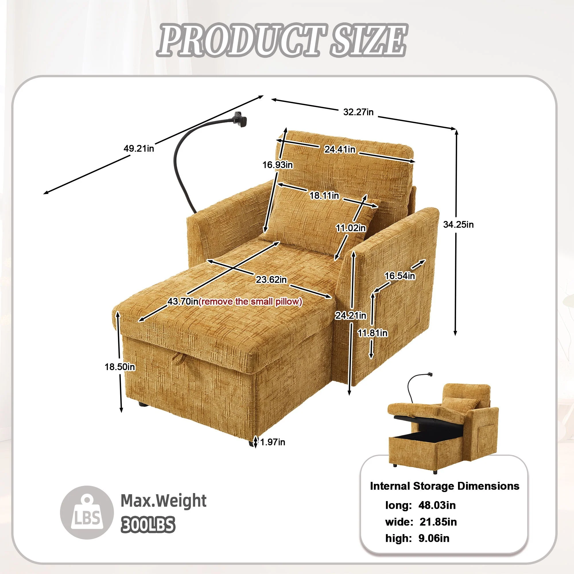 Multifunctional Recliner Sofa With Storage And Phone Bracket - Image 32