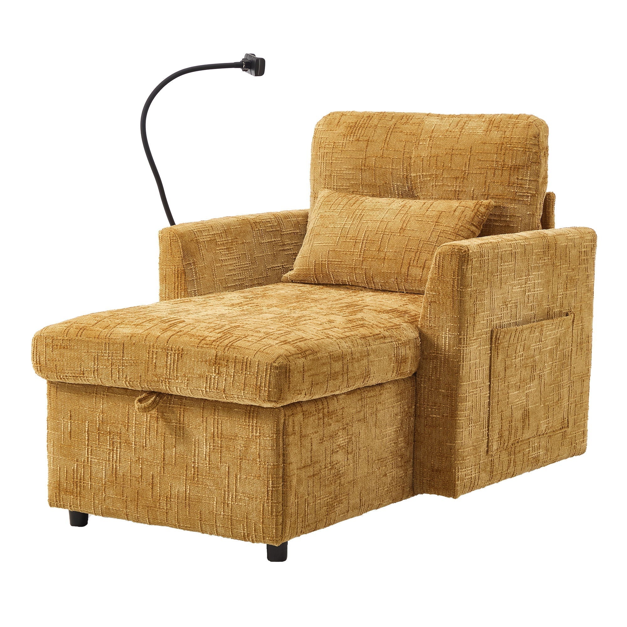 Multifunctional Recliner Sofa With Storage And Phone Bracket - Image 4