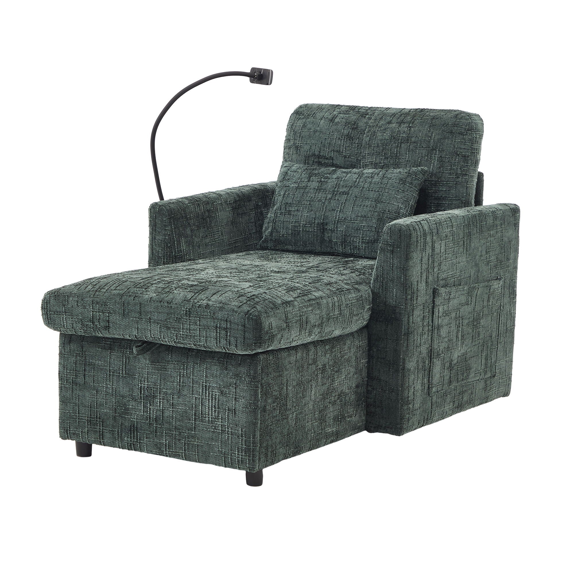 Multifunctional Recliner Sofa With Storage And Phone Bracket - Image 8