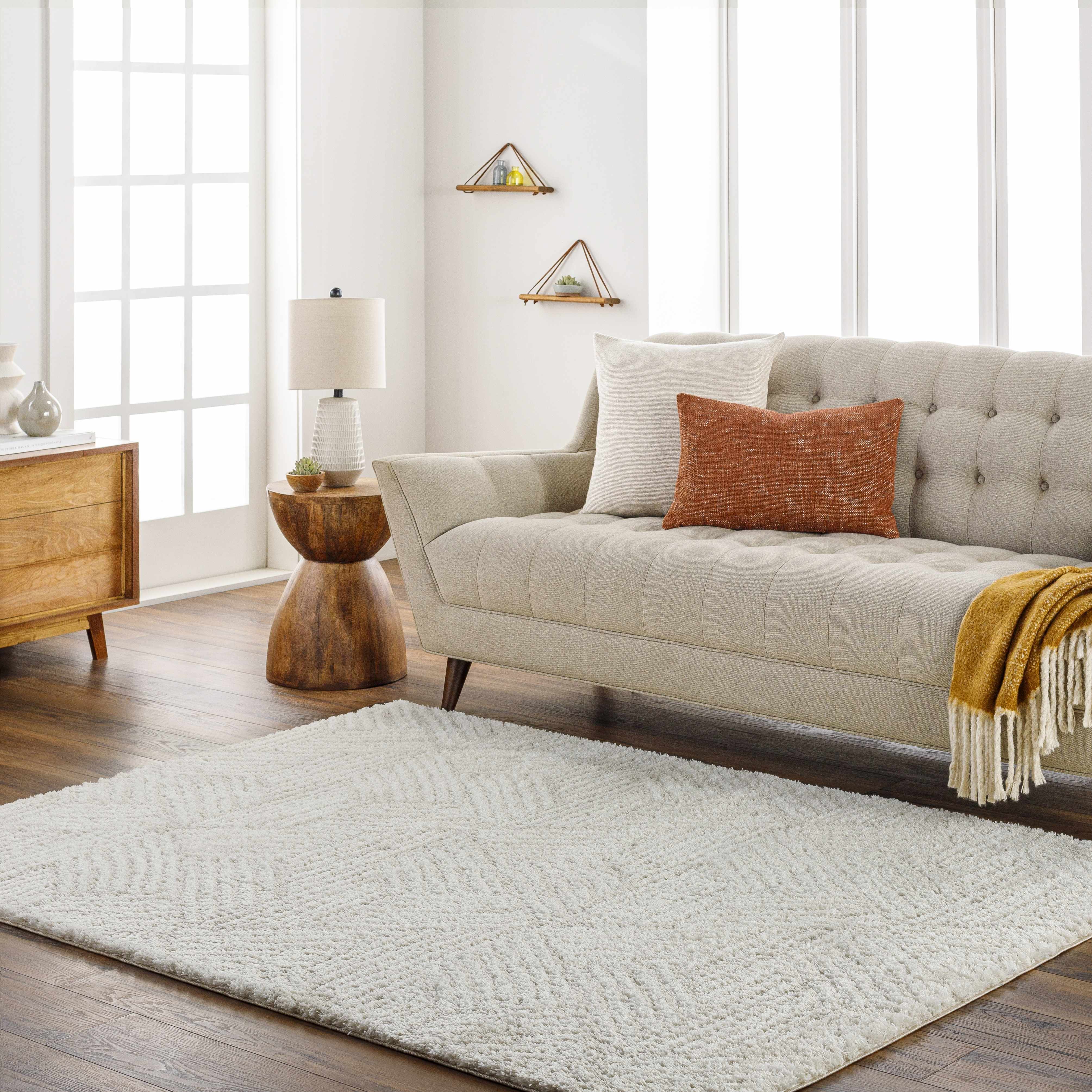 Mura Cream Area Rug - Image 7