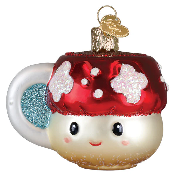 Mushroom Coffee Ornament - Image 2