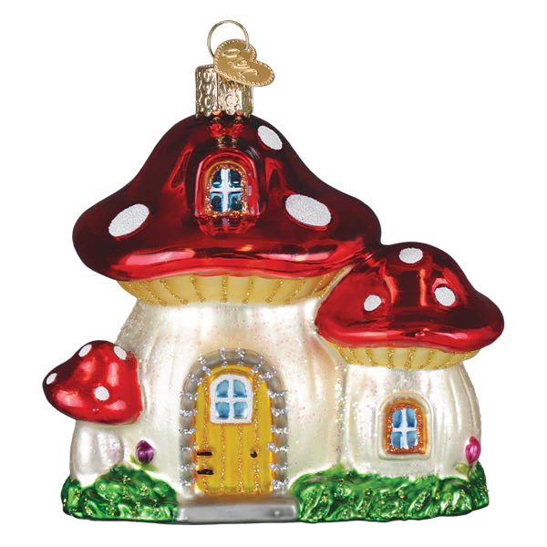 Mushroom House Ornament - Image 2