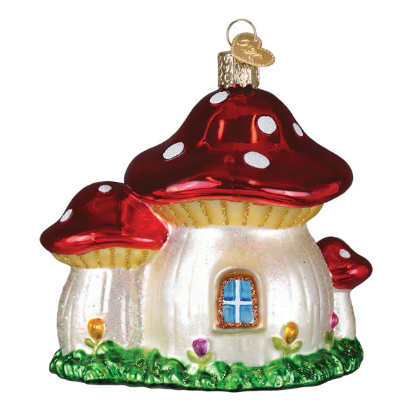 Mushroom House Ornament - Image 3