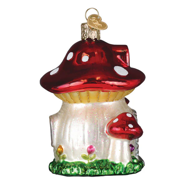 Mushroom House Ornament - Image 4